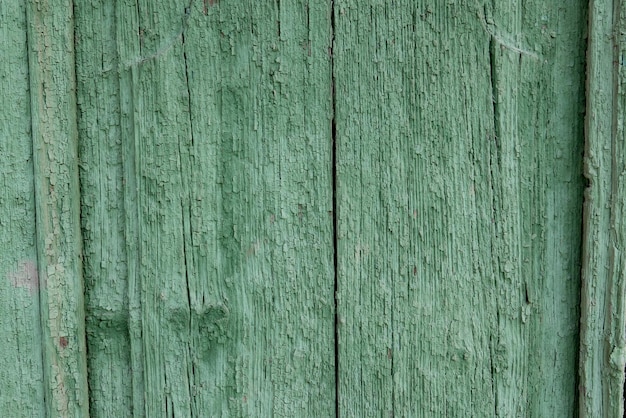 Hintergrundbild aus alten grünen Holzbrettern