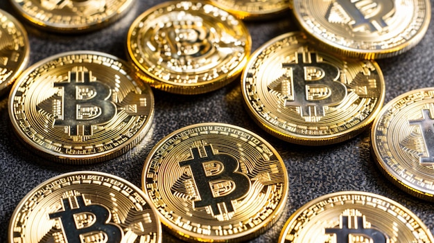 Hintergrundbild des Bitcoin-Konzepts