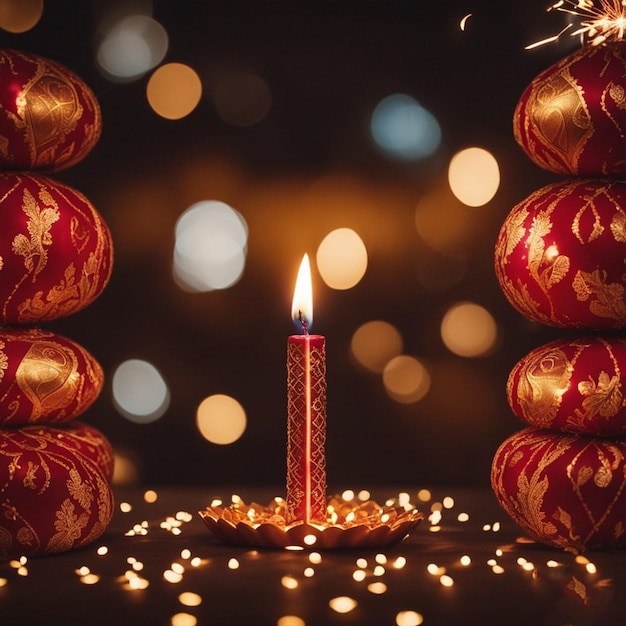 Hintergrundbild für das traditionelle Diwali-Fest