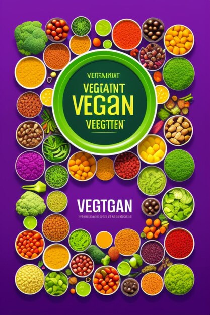 Hintergrundbild für den veganen Tag