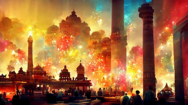 Hintergrundbild für indisches Festival und Kultur