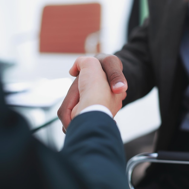 Hintergrundbild Handshake Handelspartner das Geschäftskonzept