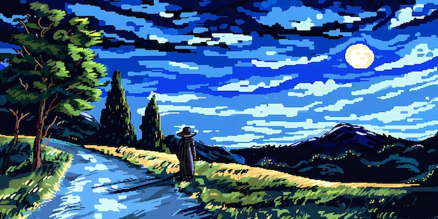 Hintergrundbild mit dem Bild einer Hexe magische Rituale der Fantasie Magie