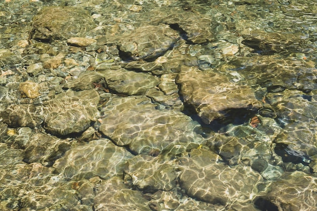 Hintergrundbild Textur des Streams mit fließendem Wasser