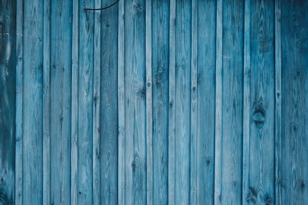 Hintergrundbild von alten blauen Holzbrettern