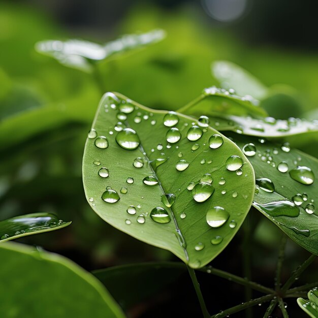 Hintergrundbild von Radiant Raindrops Rhapsody Spring.