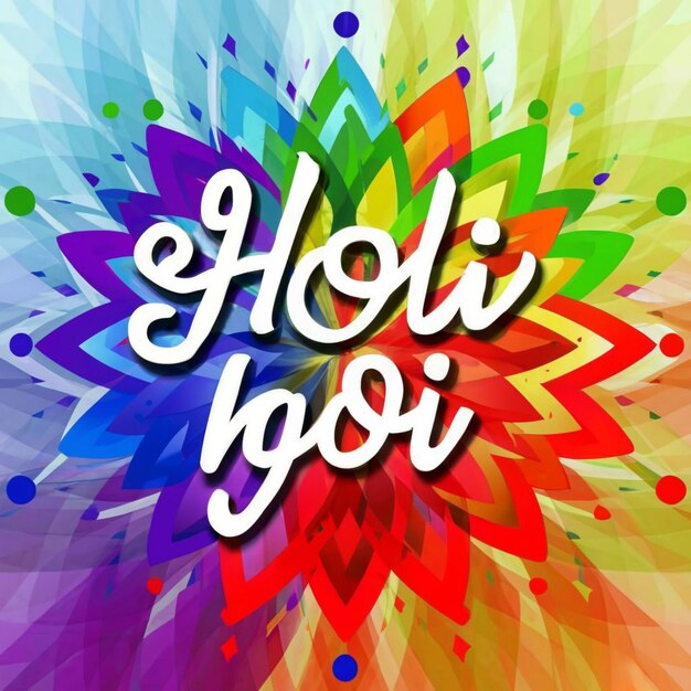 Hintergrundbild zum glücklichen Holi-Festival
