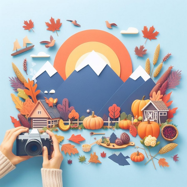 Hintergrundbilder für den Thanksgiving-Tag, minimalistisches Design für die Thanksgiving-Karte