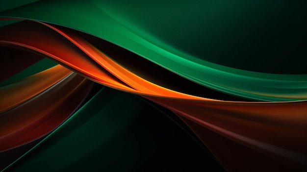 Hintergrundbilder in den Farben Grün und Orange für iPhone und Android