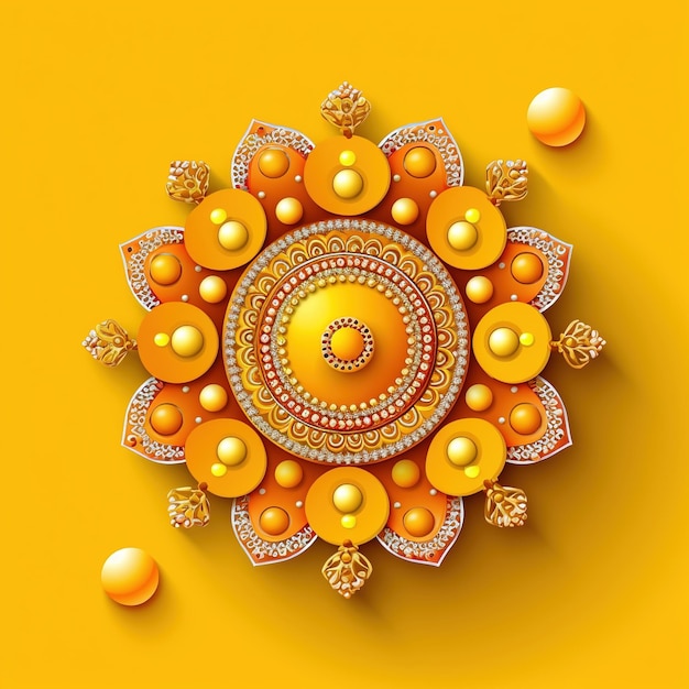 Hintergrunddesign des Rakhi-Festivals mit kreativer Rakhi-Illustration, generiert von Ai