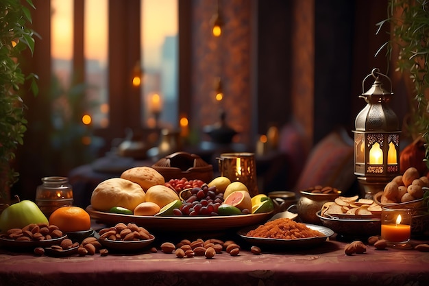 Hintergrunddesign für den Ramadan-Iftar