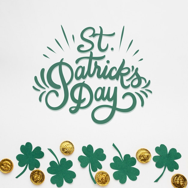 Foto hintergrunddesign zum st. patrick's day