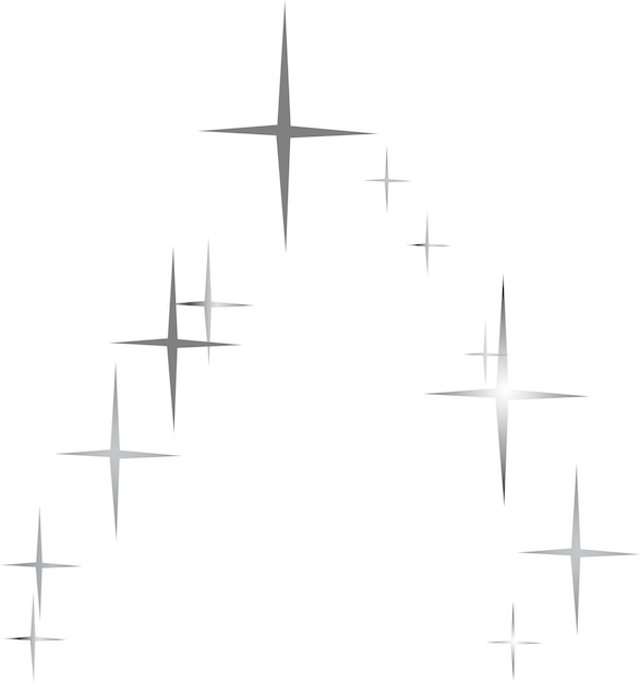 Hintergrundraum mit Sternen für Drucke Sterne am Himmel Illustration