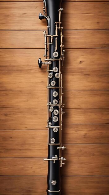 Foto hintergrundtapete mit foto-oboe-textur