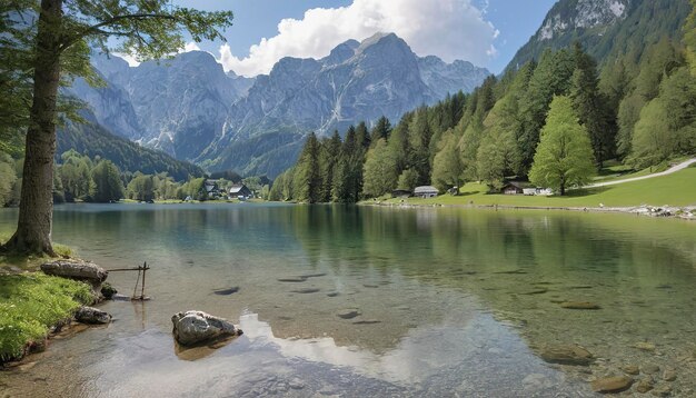 Hintersee Ramsau en Berchtesgaden, Alemania