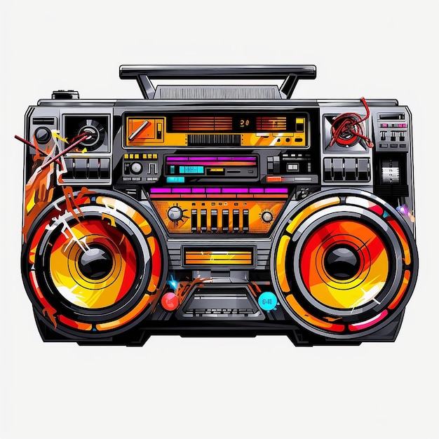 Foto hip-hop-boombox