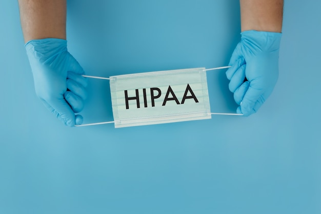 HIPAA El médico profesional usa computadoras y equipos médicos en todas partes, regla de privacidad de HIPAA Cumplimiento de HIPAA