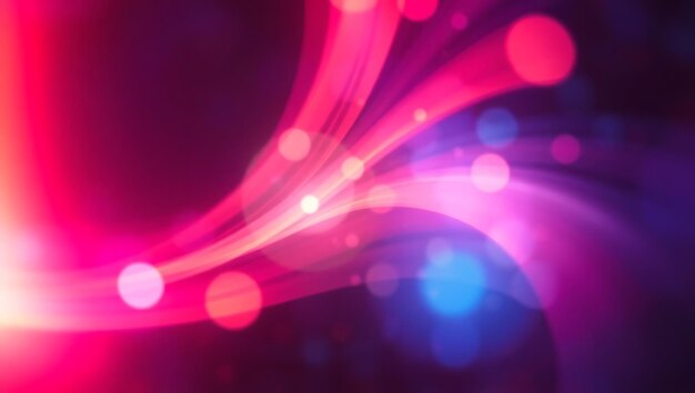 Hiperrealista colorido luz vibrante espectro borroso bokeh fondo papel tapiz efectos de luz
