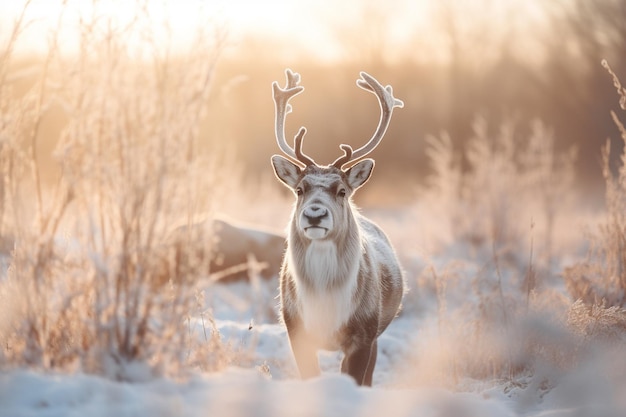 Foto hirsche im wald