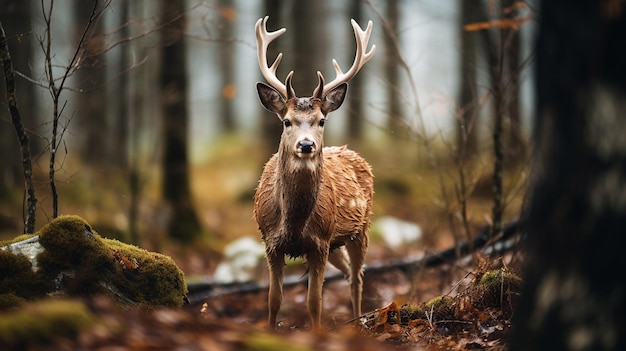 Hirsche im Wald