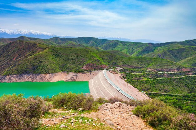 Hisorak-Wasserreservoir in der Nähe von Shahrisabz Usbekistan