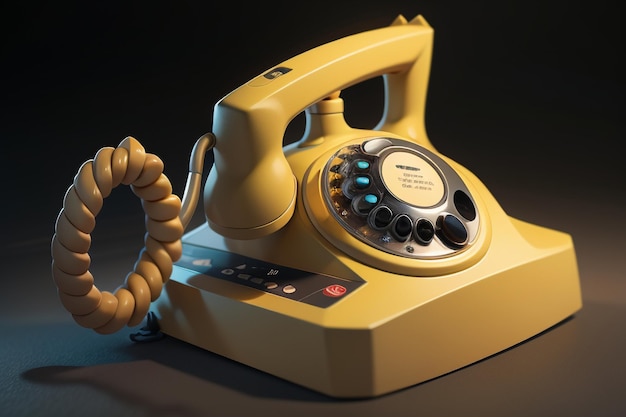 História do telefone fixo tradicional com manivela de mão papel de parede de telefone antigo de estilo retro clássico