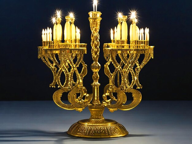 Una historia de la imagen de Hanukkah Menorah para descargar