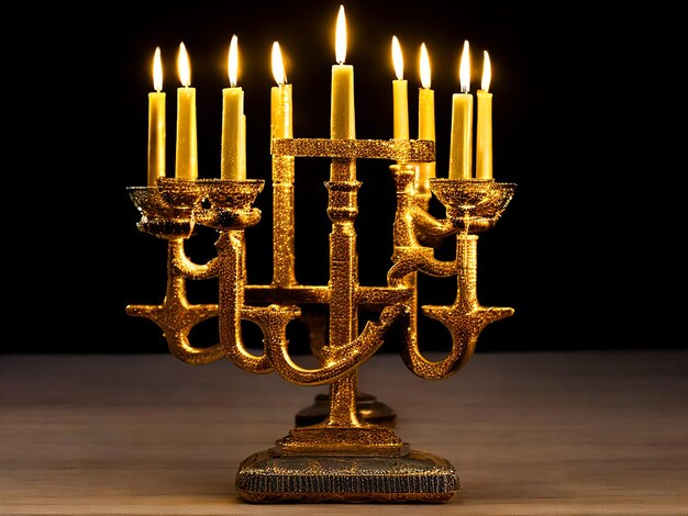 Una historia de la imagen de Hanukkah Menorah para descargar