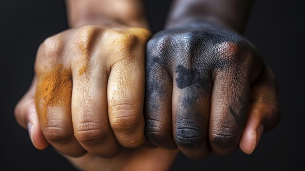 Foto la historia negra la conciencia negra las vidas importan el antiracismo