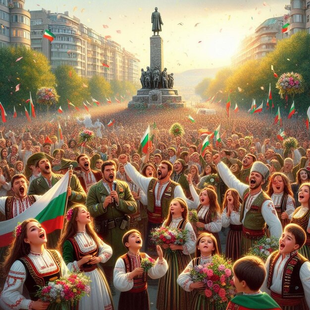 histórico hace eco de un viaje visual a través de los días de liberación de Bulgaria que tienen un significado duradero y se celebran