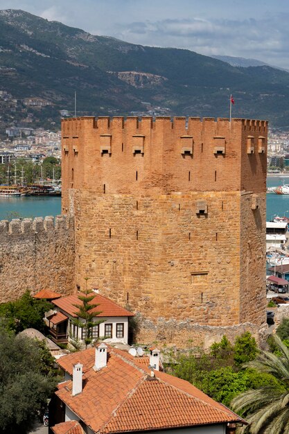 historische Burg und unverzichtbar für den Sommerurlaub Alanya