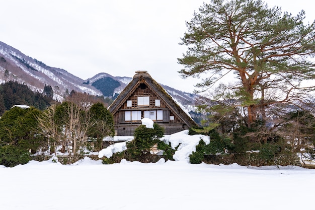 Historische Dörfer von Shirakawa-go in Gifu, Japan