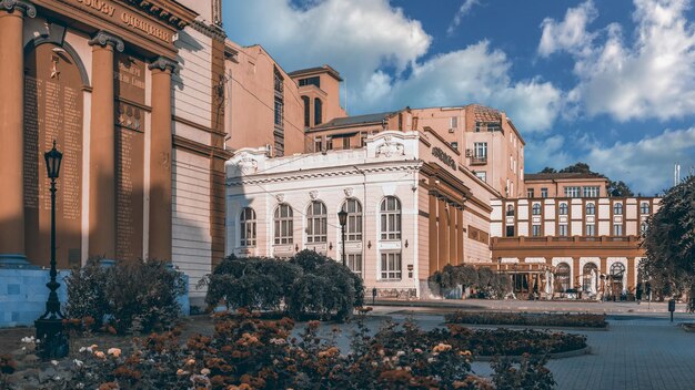 Historische Gebäude im Zentrum von Odessa Ukraine