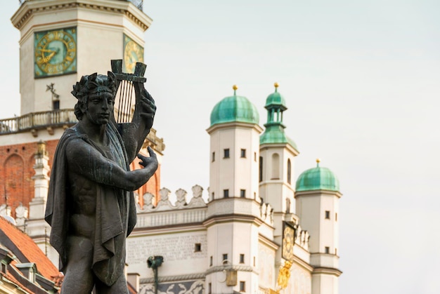 Historische Rathausarchitektur in Poznan