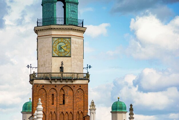 Historische Rathausarchitektur in Poznan