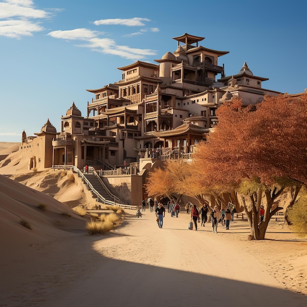 Historische Stätte der antiken Stadt Dunhuang