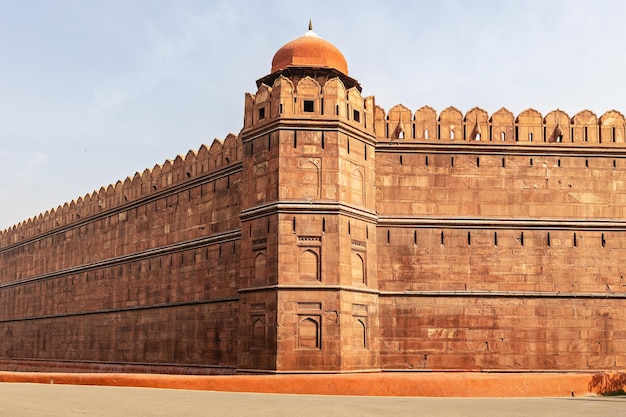 Historische Zitadelle des Roten Forts von Delhi, Indien
