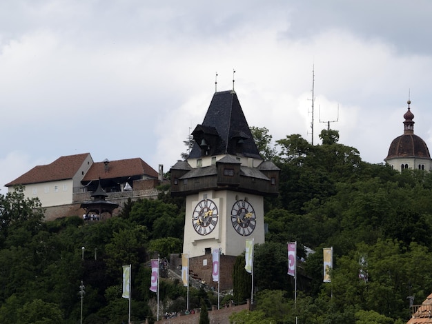 Historischer Glockenturm Graz Österreich