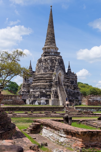 Historischer Park Ayutthaya in Thailand