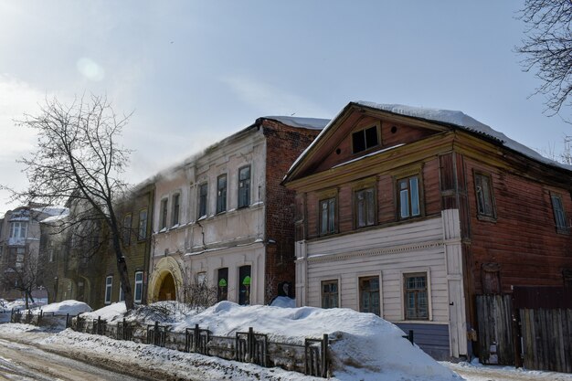 Historisches altes Haus. Nischni Nowgorod