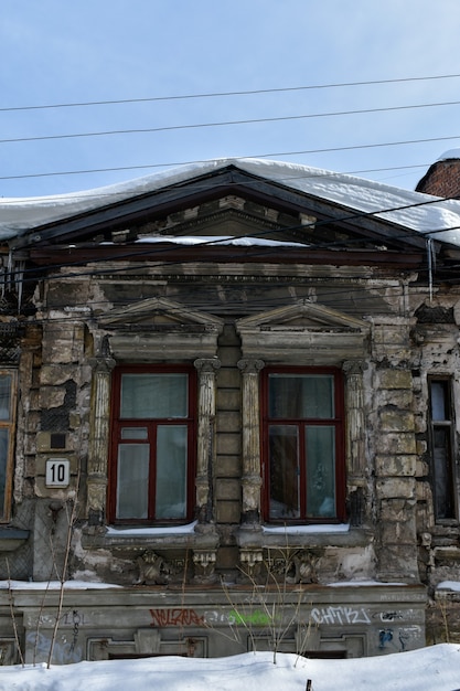 Historisches altes Haus. Nischni Nowgorod