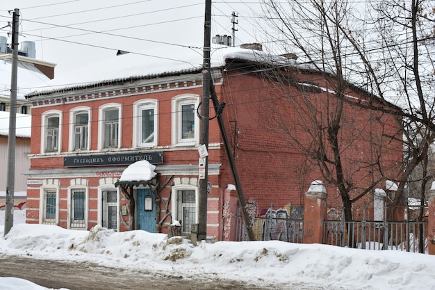 Historisches altes Haus. Nischni Nowgorod