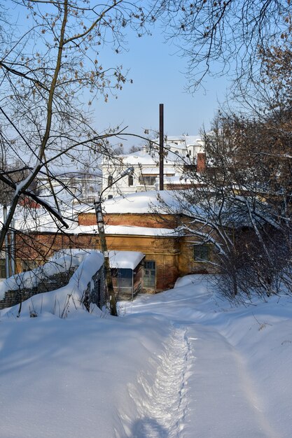 Historisches altes Haus. Nischni Nowgorod