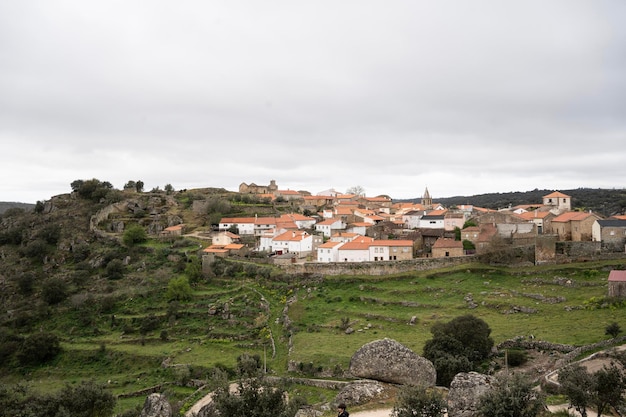 Historisches Dorf Castelo Mendo in Portugal Konzept für Reisen in Portugal April 2023