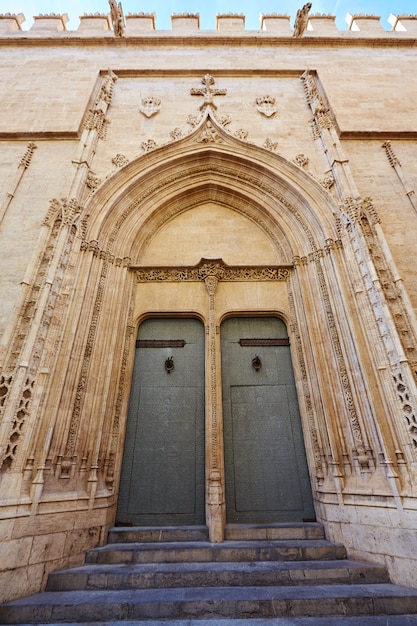 Historisches Gebäude Valencia La Lonja de Seda