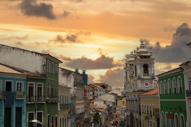 Historisches Zentrum von Pelourinho der Stadt Salvador Bahia Brasilien.