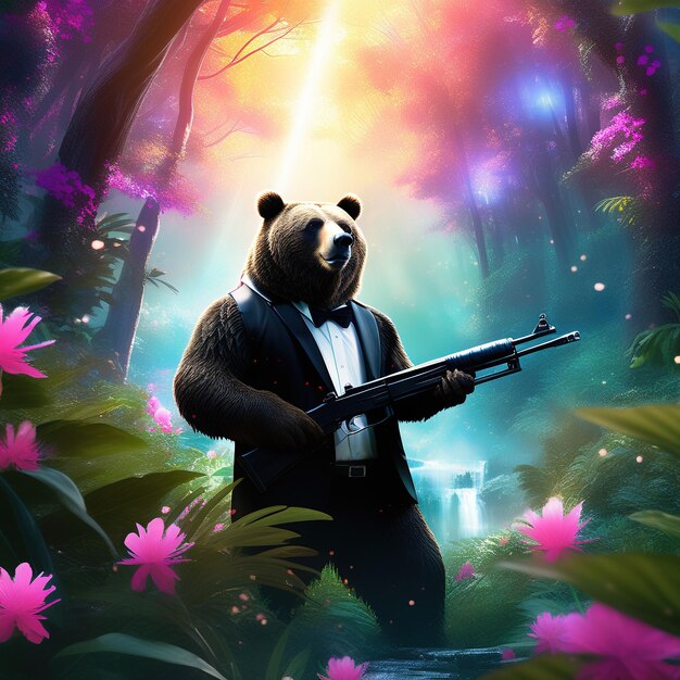 Foto hitman oso en la jungla