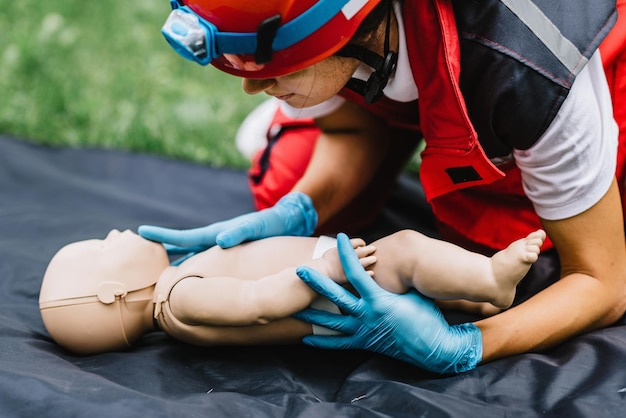 Foto hlw-training am baby-dummy