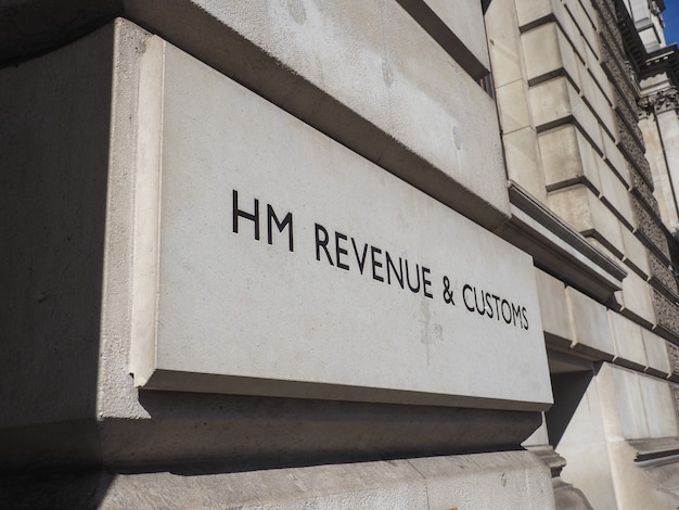 HM Revenue and Customs unterzeichnen in London