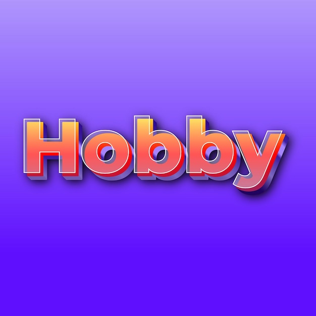 HobbyText efecto JPG degradado fondo púrpura tarjeta foto